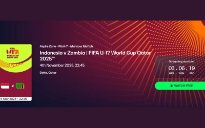 Link Live Streaming Timnas Indonesia U-17 Vs Zambia U-17 Malam Ini